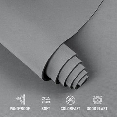3MM Flat Knit Headliner Fabric Foam Back Auto Roof Repair Upholstery Material
