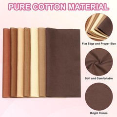 Cotton Fabric Bundles, 14 Pcs 10 x 10 Inch Quarter Solid Color Precut Fabric …